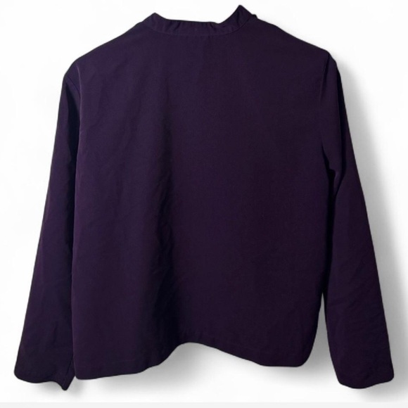 Vintage TravelSmith Purple Button-Up Blouse Size M - Picture 2 of 6